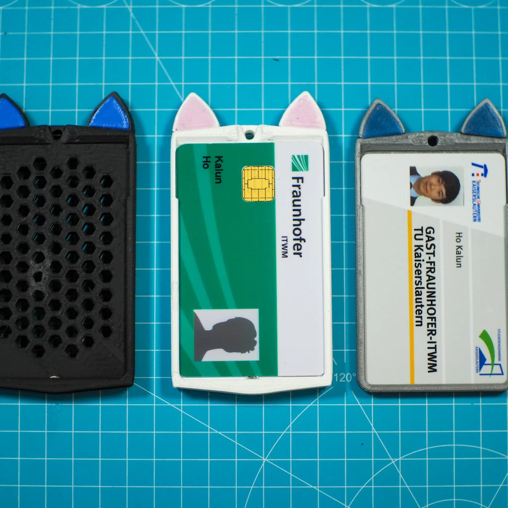 Cat Ear Card Badge holder - MAGNETIC