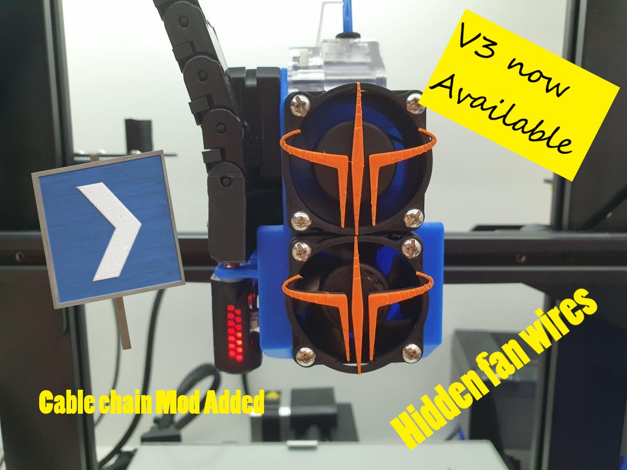 Diplo Duct - Ender 3 V2 4020 BMG Direct Drive