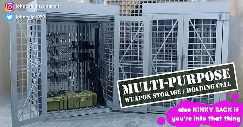 1/12 - 1/10 Scale Multi Purpose Weapon Storage and Holding Cell