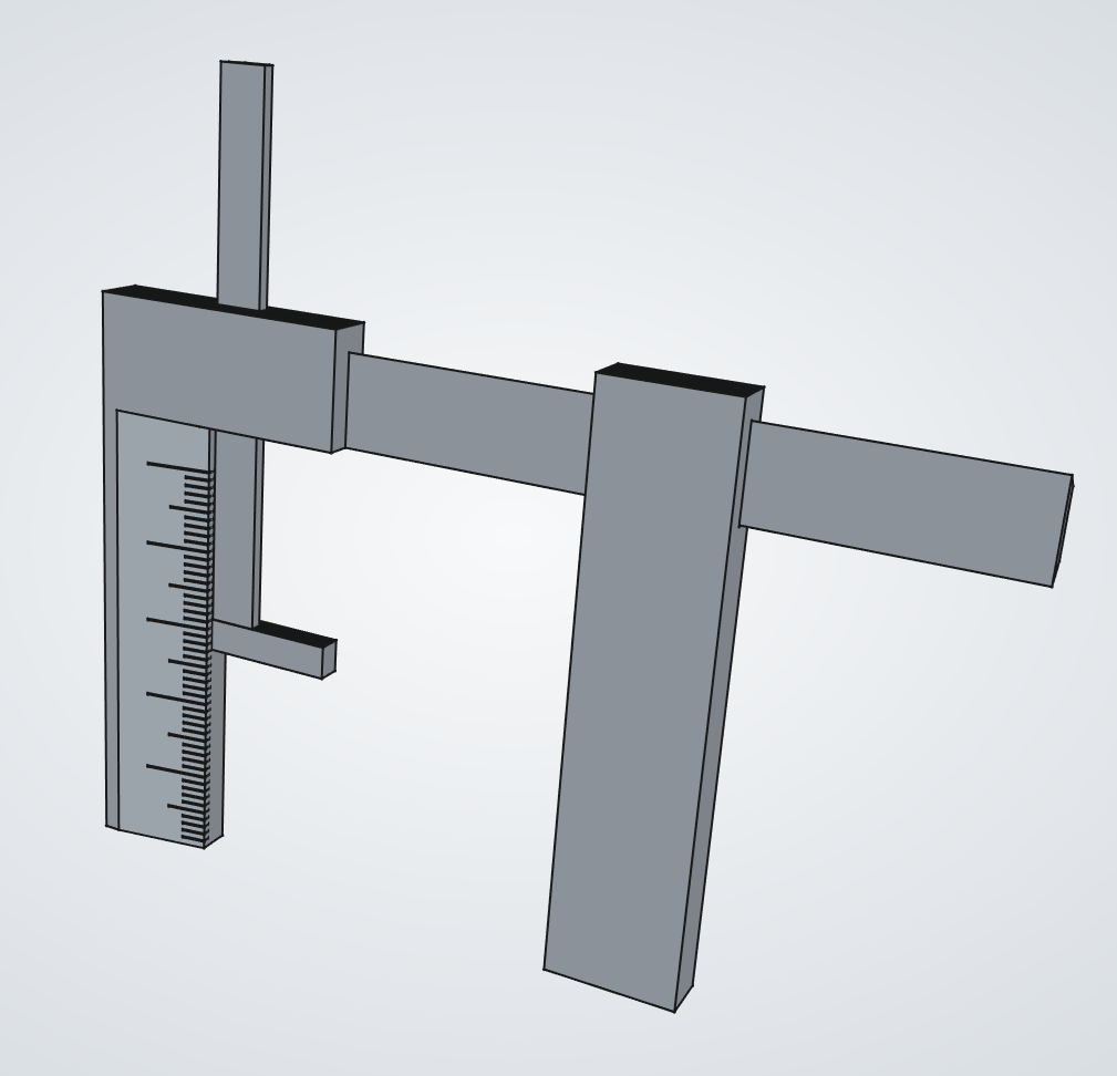 Carburettor float height gauge