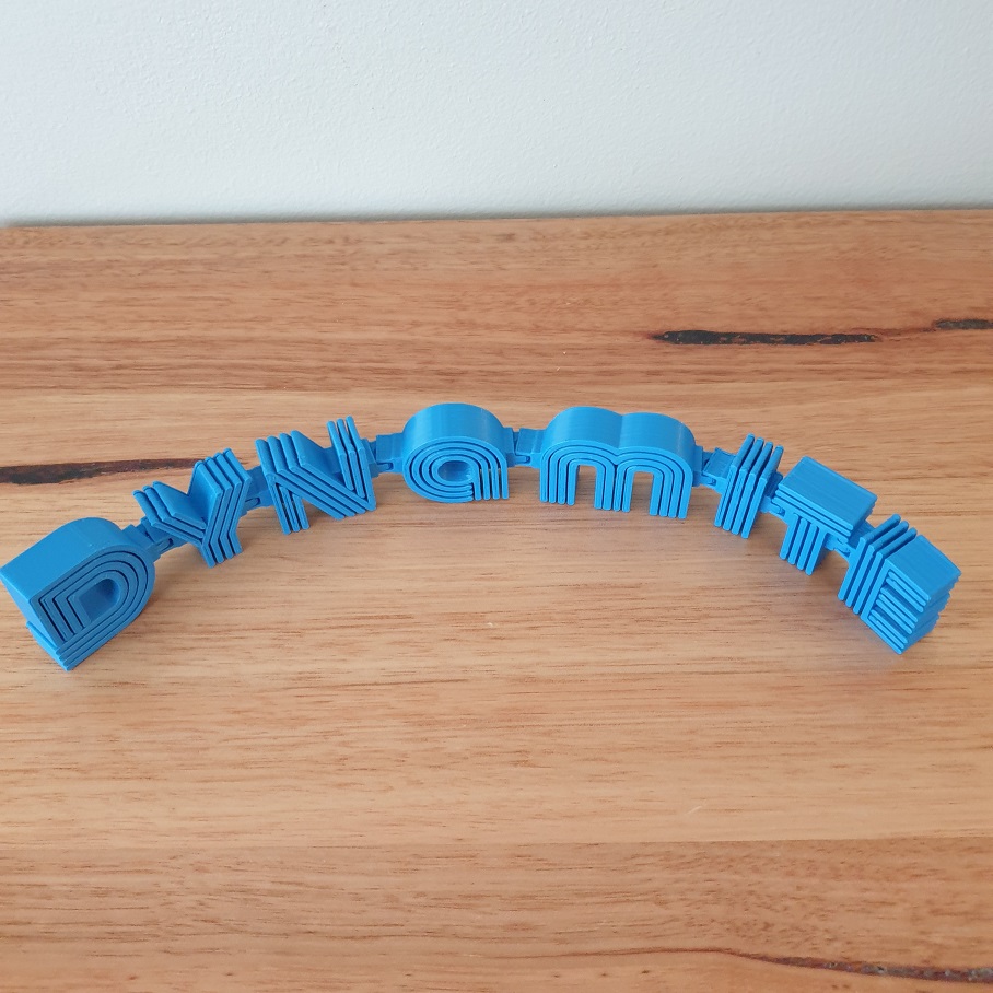 BTS dynamite flexi ornament