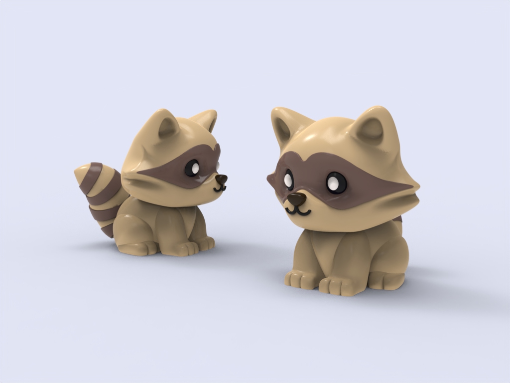 cute racoon
