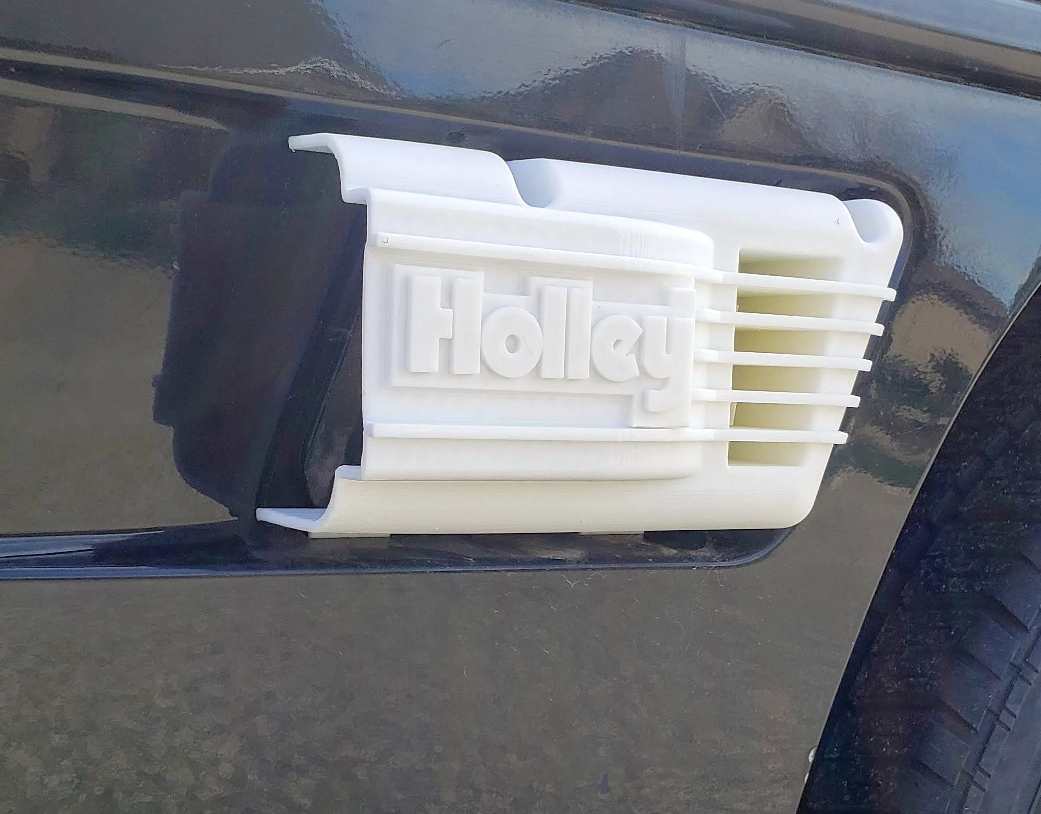 Holley side scoop for Pontiac Fiero