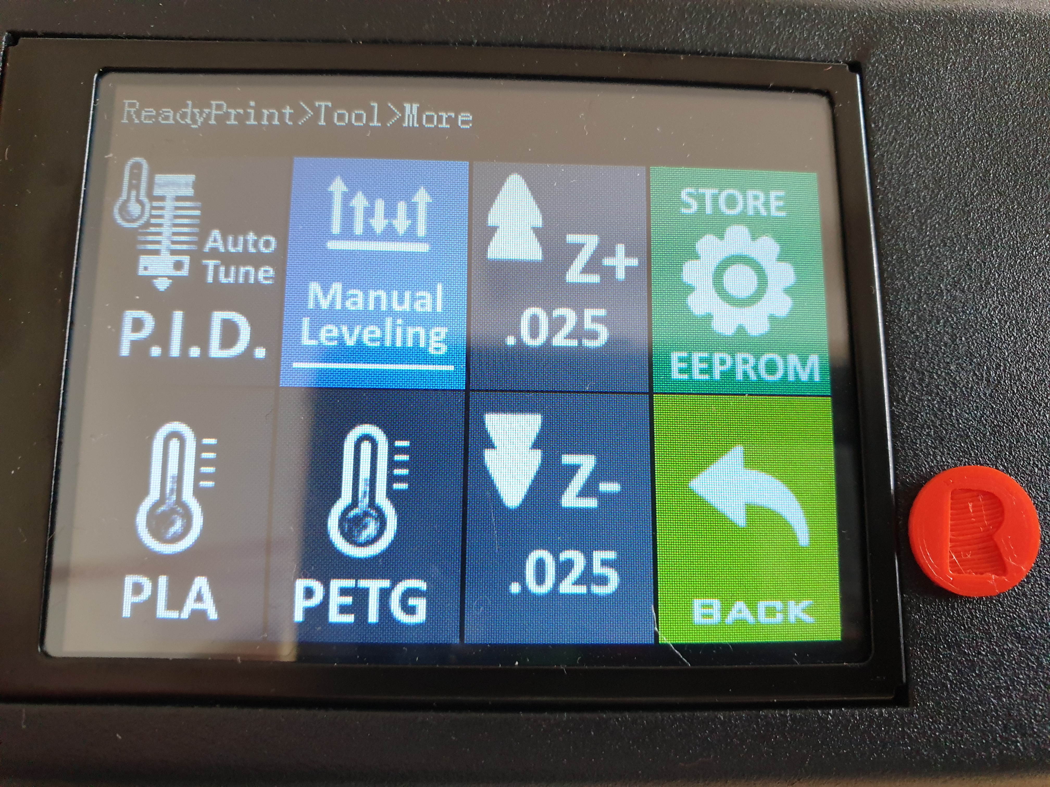 Artillery Sidewinder X1 - Firmware / TFT Tuning