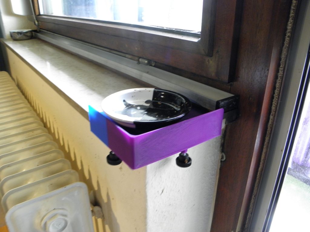 Futternapf Halterung Fensterbank