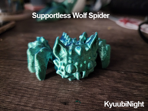 Supportless Chibi Wolf Spider