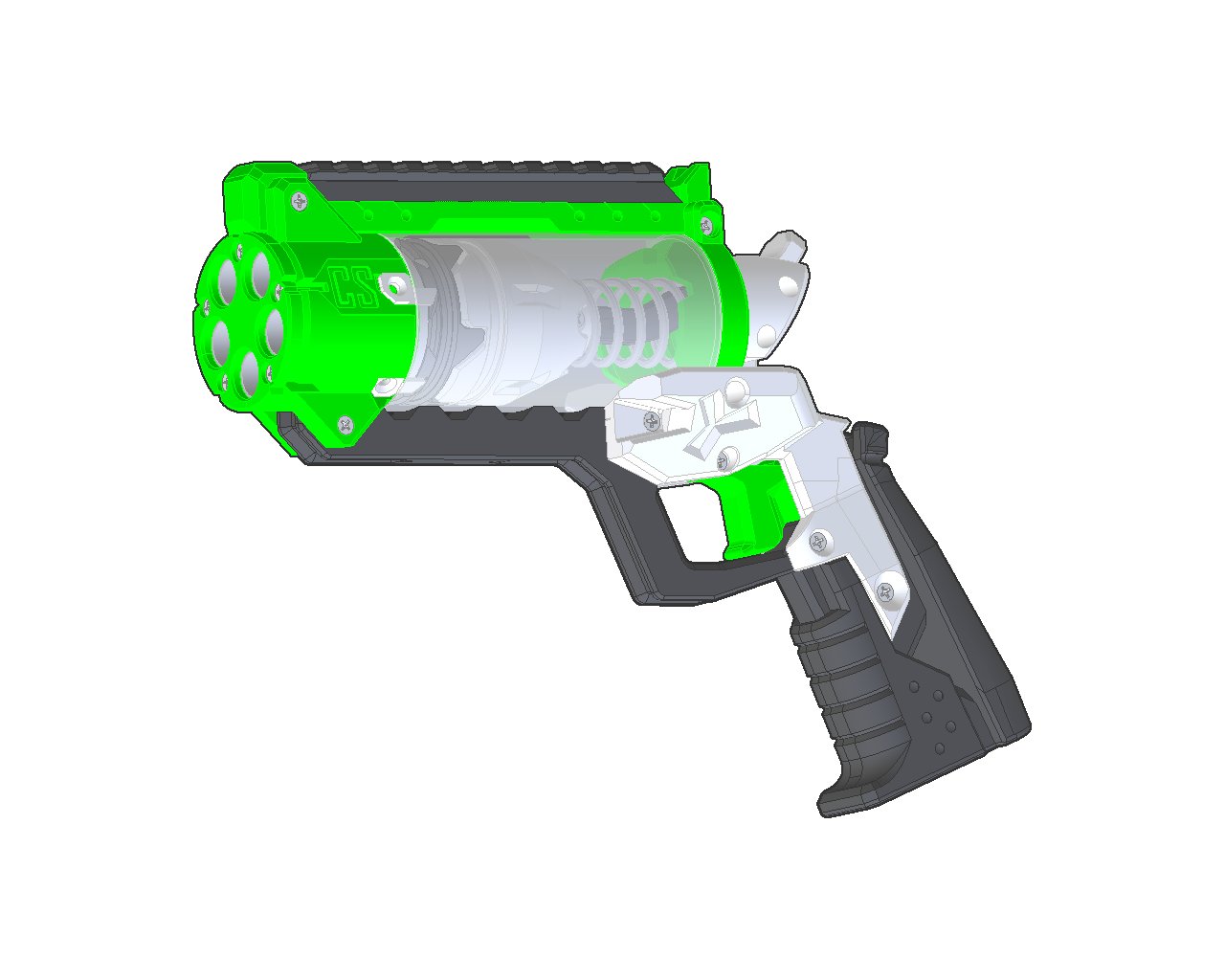 YEHW - Multi-Barrel Hammer-Prime Homemade Blaster