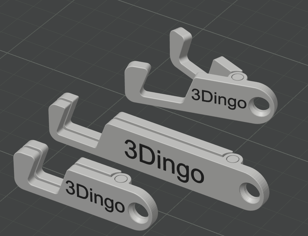 Foldable Phone stand with key hanger