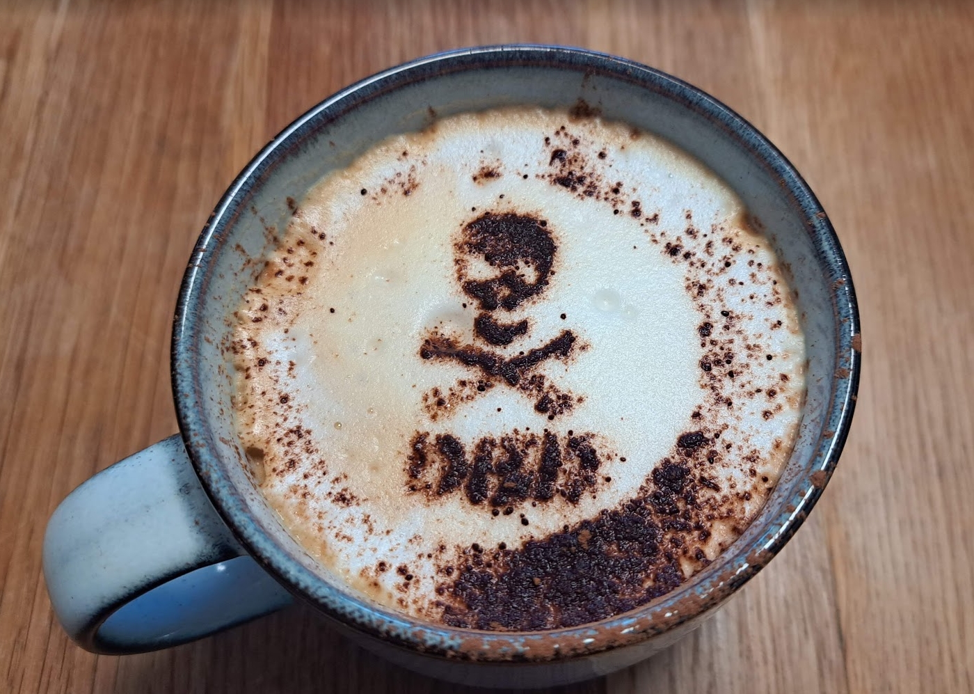 Death Before Decaf Coffee Stencil