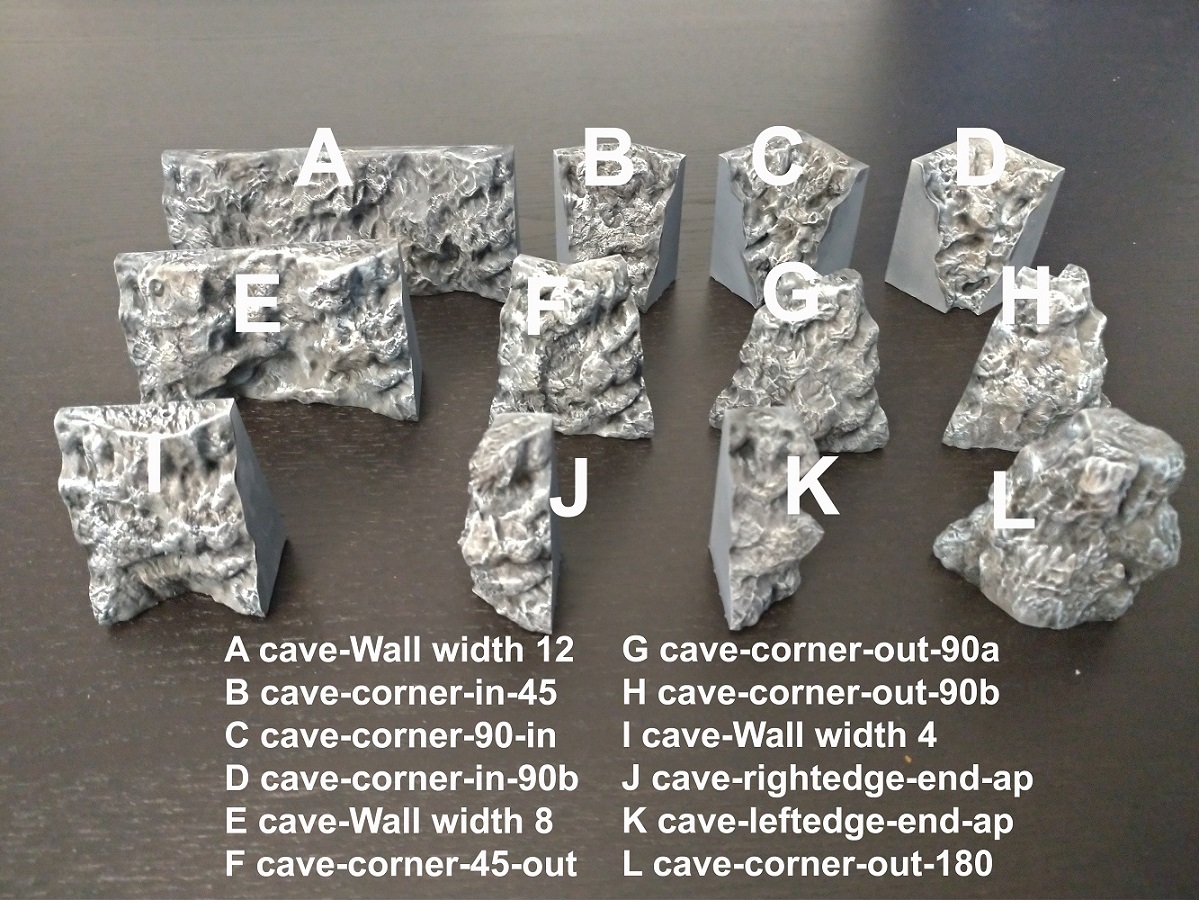 Quick dungeon, wall set