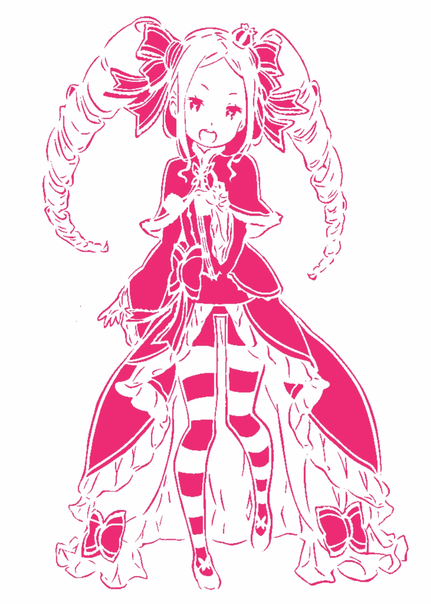 Beatrice stencil