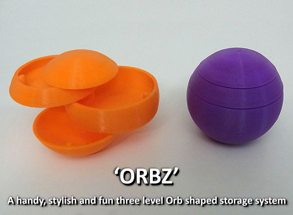 ORBZ -  A mutli-layerd orb shaped storage solution