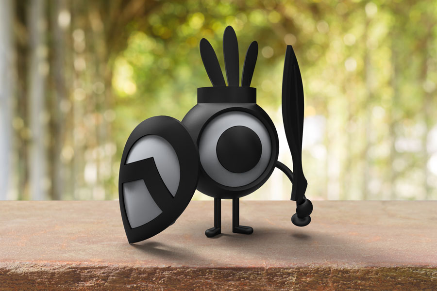 Patapon with equipment