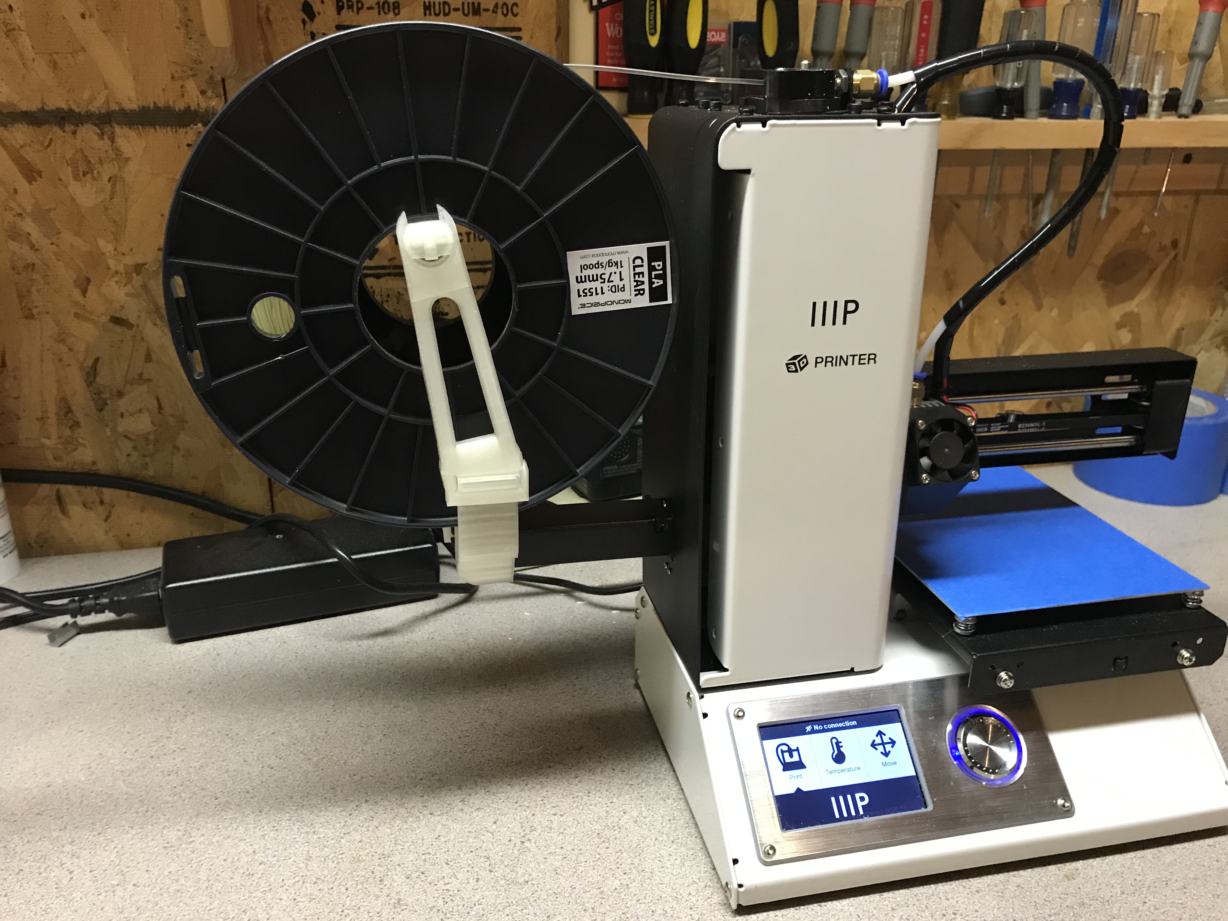 Monoprice MP Select Mini 3D Printer Spool Holder