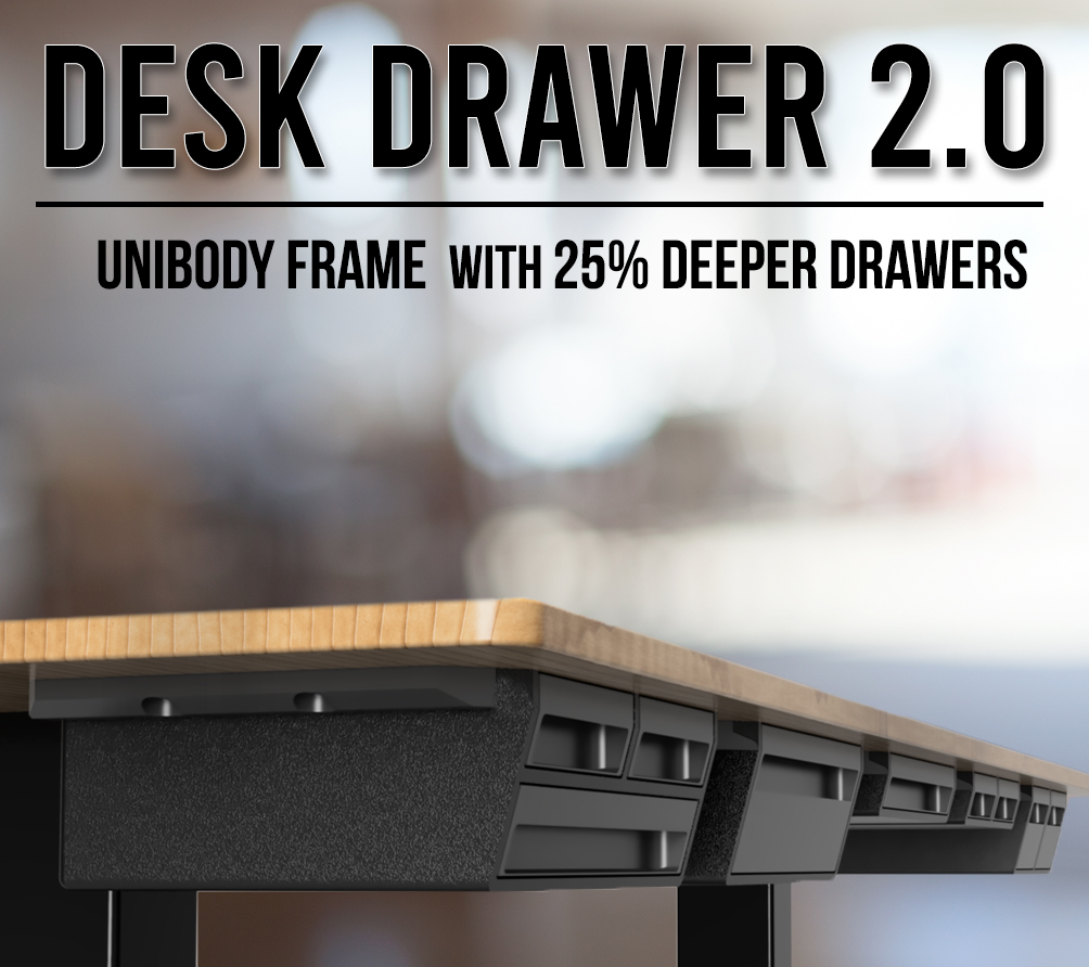 Under Desk Drawer 2.0 | Slim & Modern