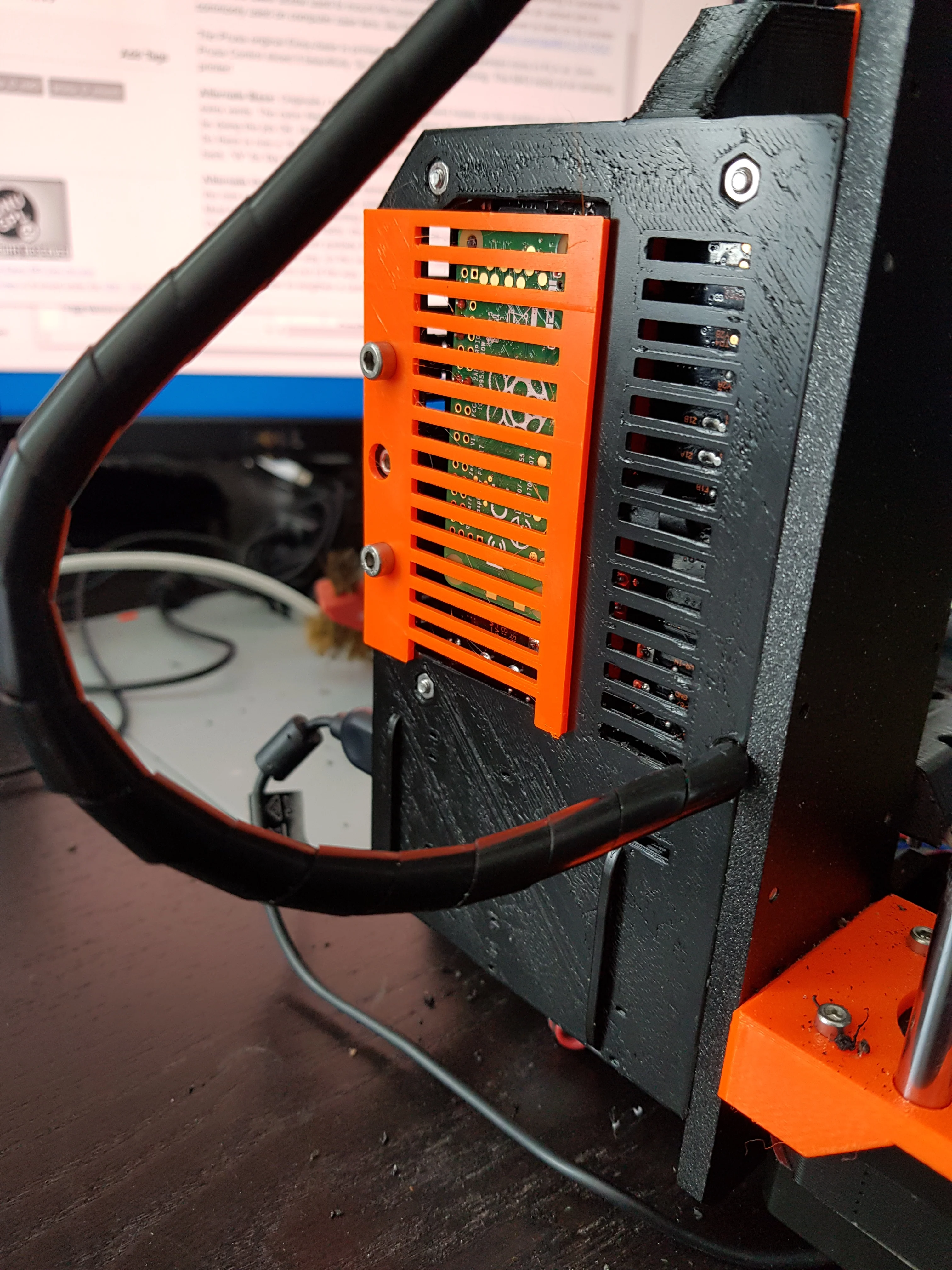 Prusa i3 MK3 EINSY Raspberry Zero With Door and USB HUB