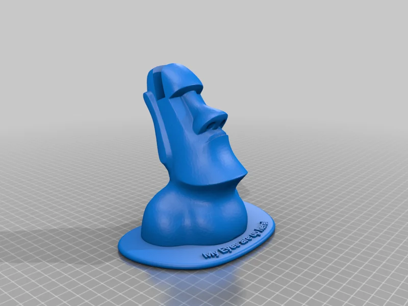Moai Glasses Stand with Platform