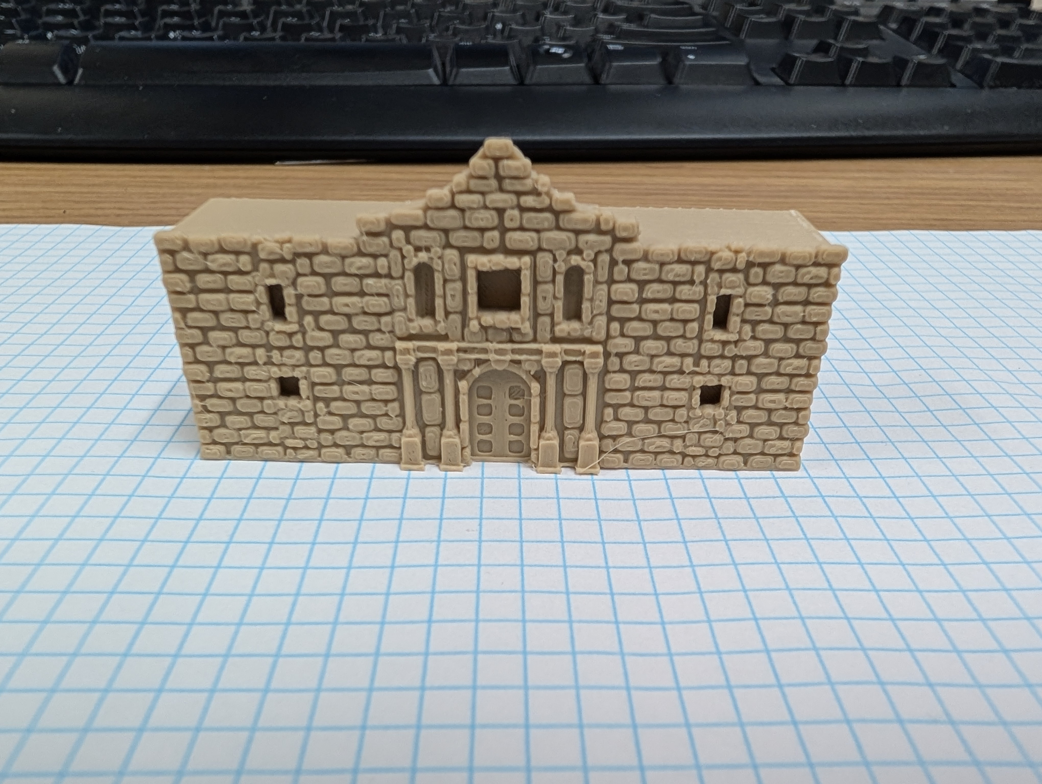 Alamo Chapel Stone Textured