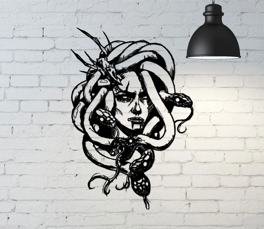 Medusa Gorgona sketch by @bth3run