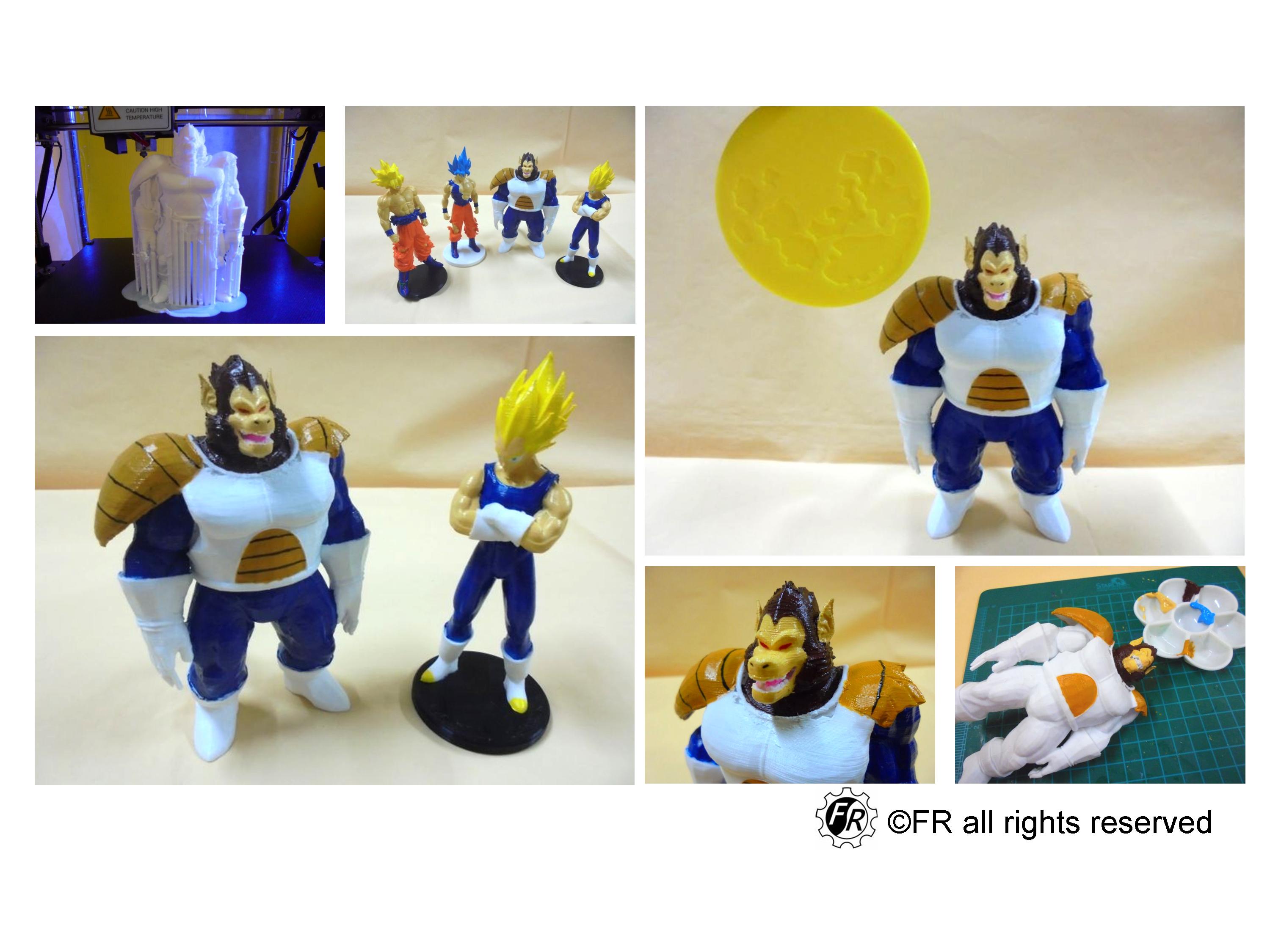 Dragon Ball-Vegeta Ape & Moon