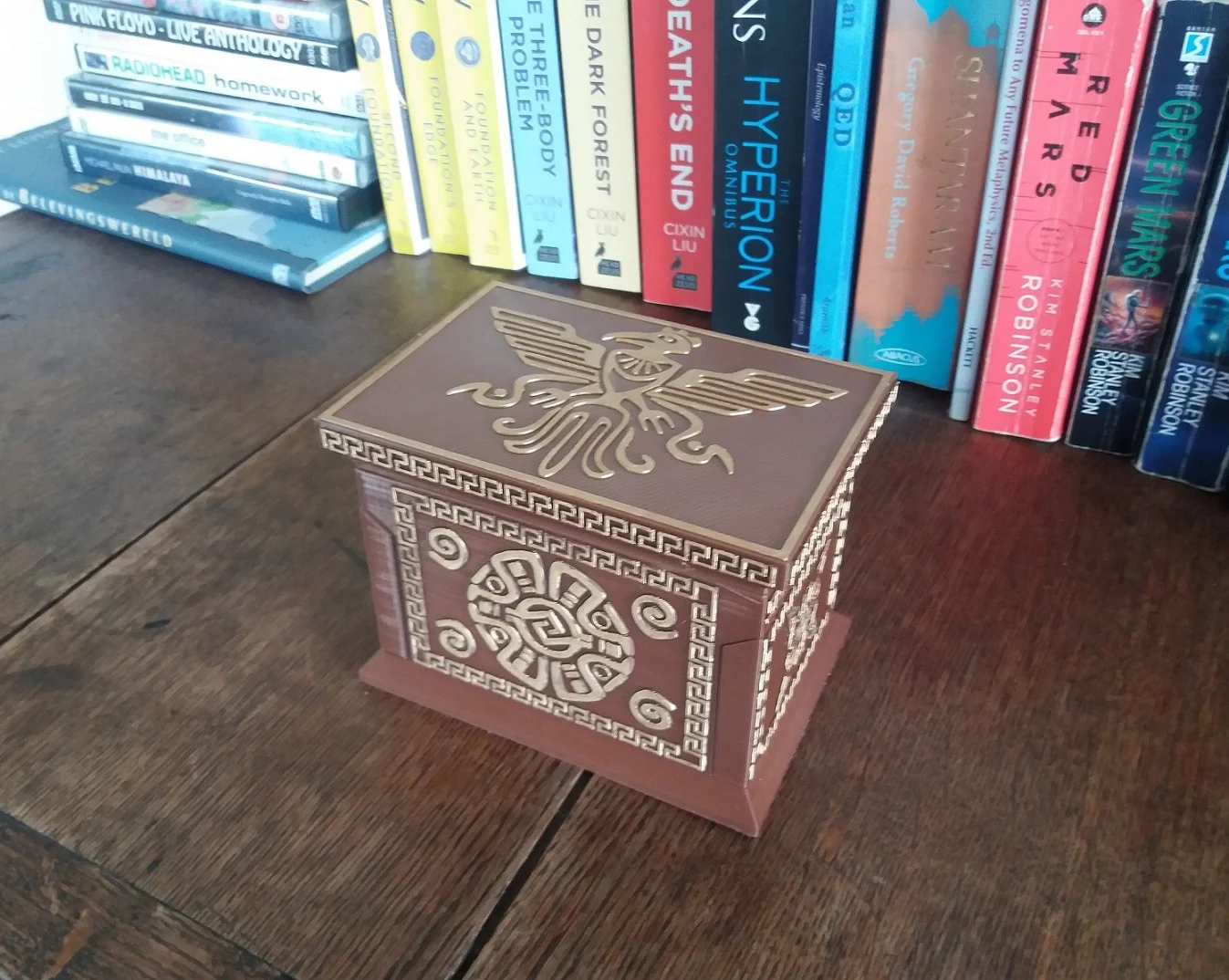 Inca style treasure Box w/ lock