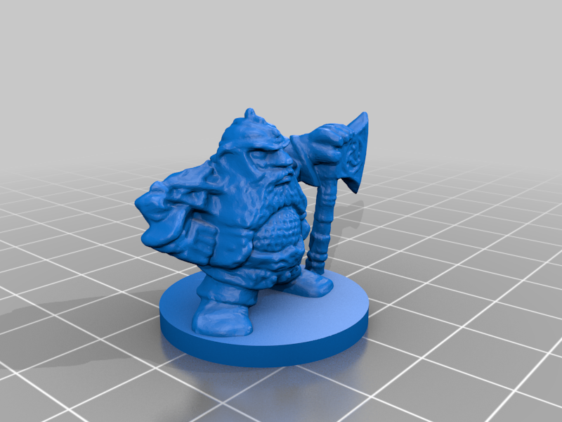HeroQuest Dwarf Repaired