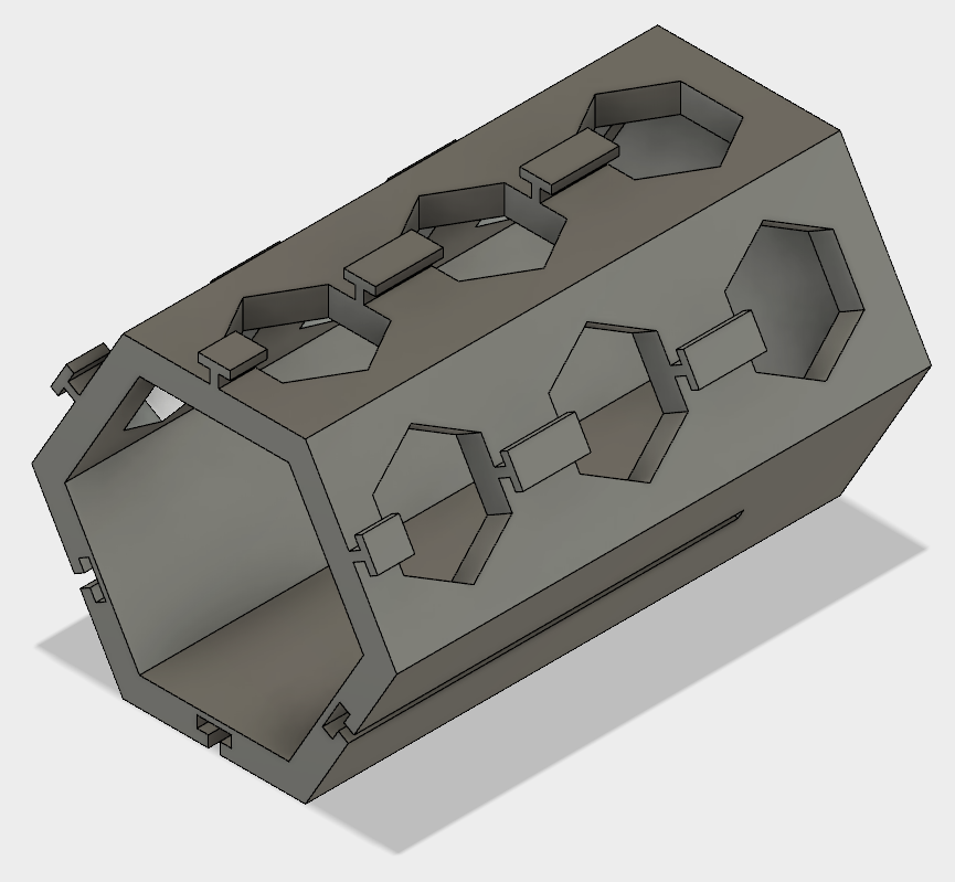 Hexagonal Modular Spice Rack