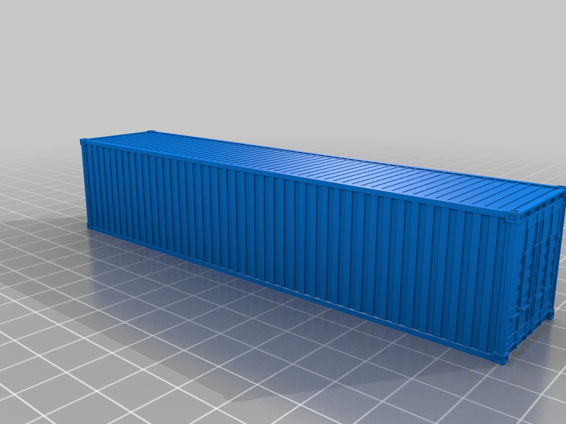 40 foot container in scale H0 (1:87)