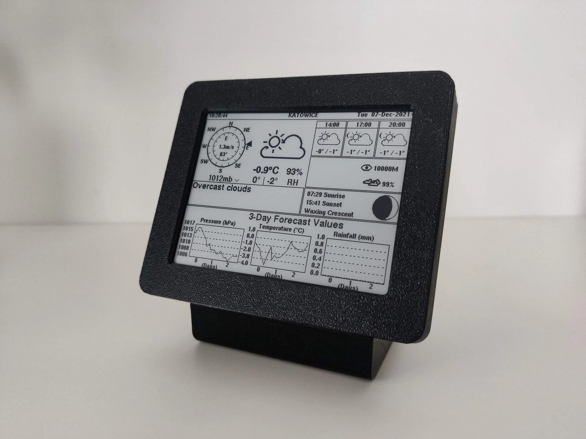 Weather Stand - 4.2" ePaper Waveshare Display - Lolin ESP32