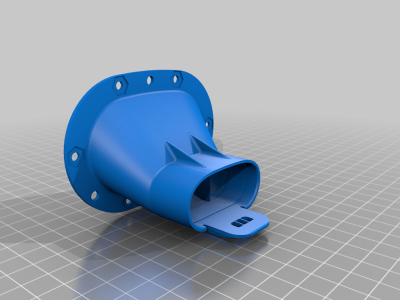 Decathlon mask filter adapter, bolted version