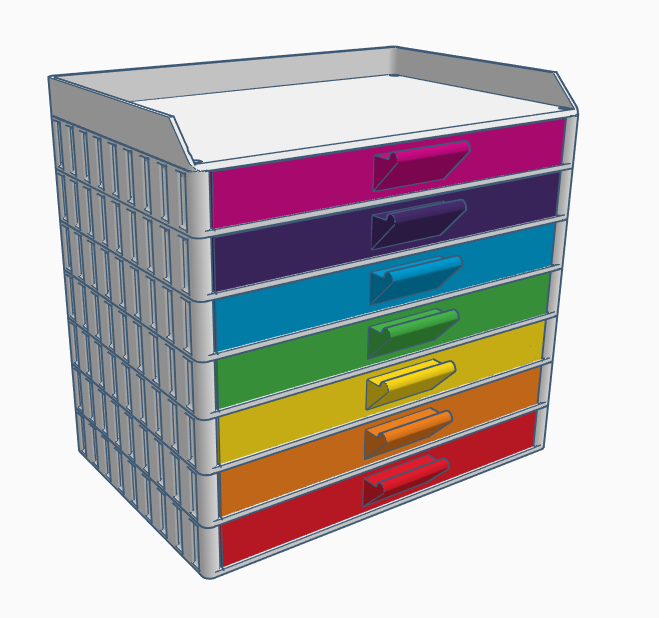 Electronic Component Stackable Drawers