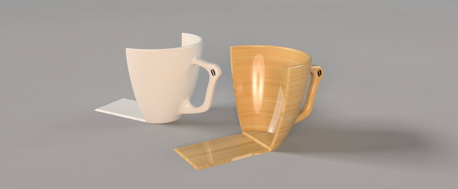 Coffe Cup Bookends
