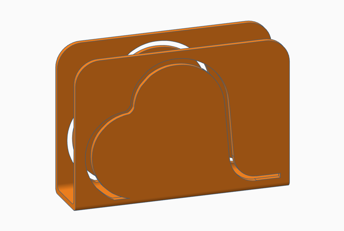 napkin holder "heart"