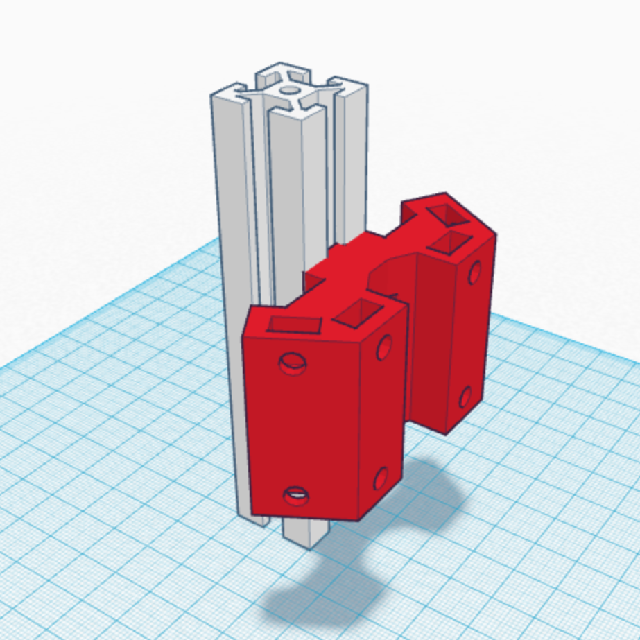 Kossel Mini 2020 plexiglass holder