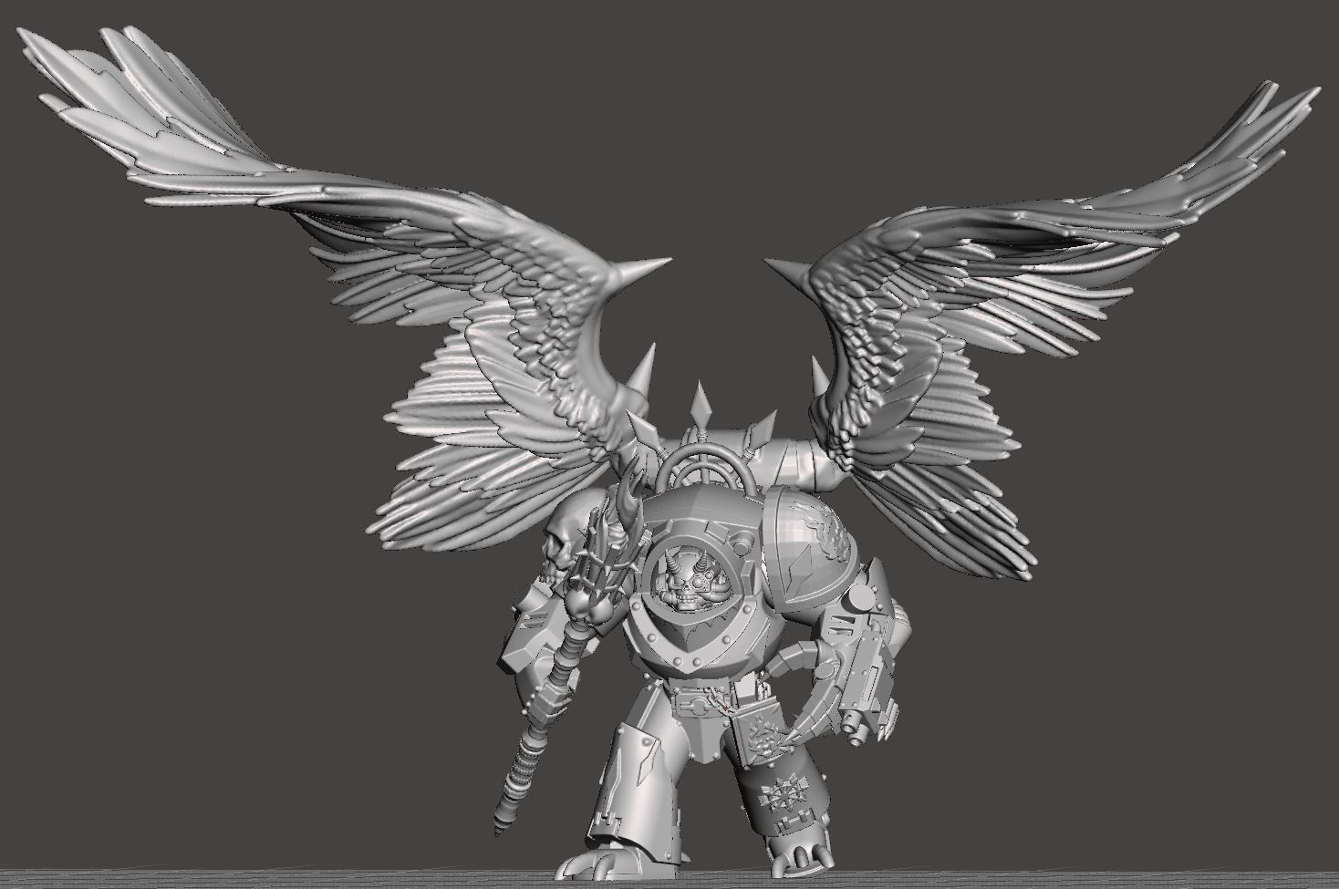 Scython - Word Bearers chosen Gal Vorbak (Exploded)