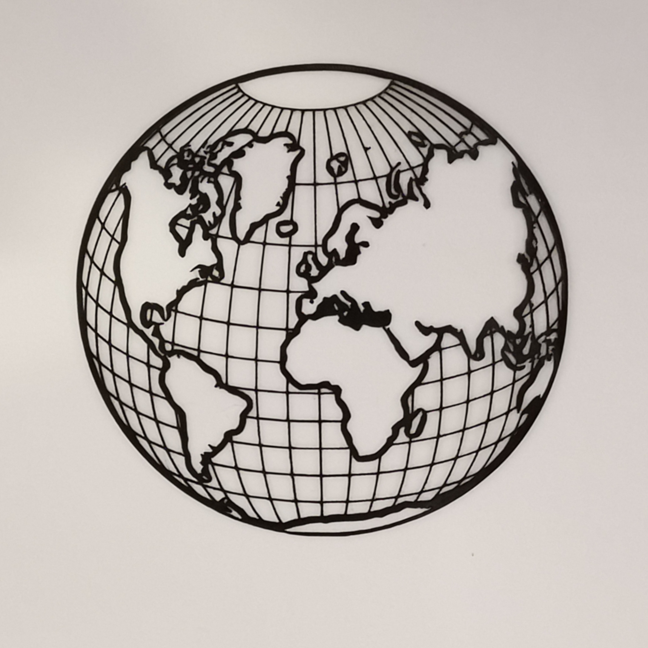 2D Art Earth Globe