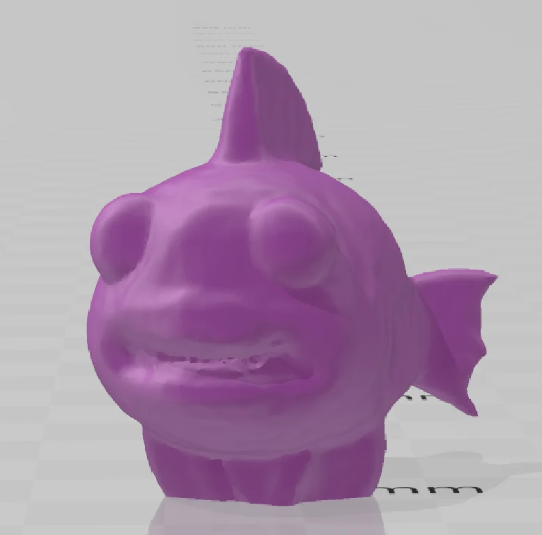 little fish-like creature figure