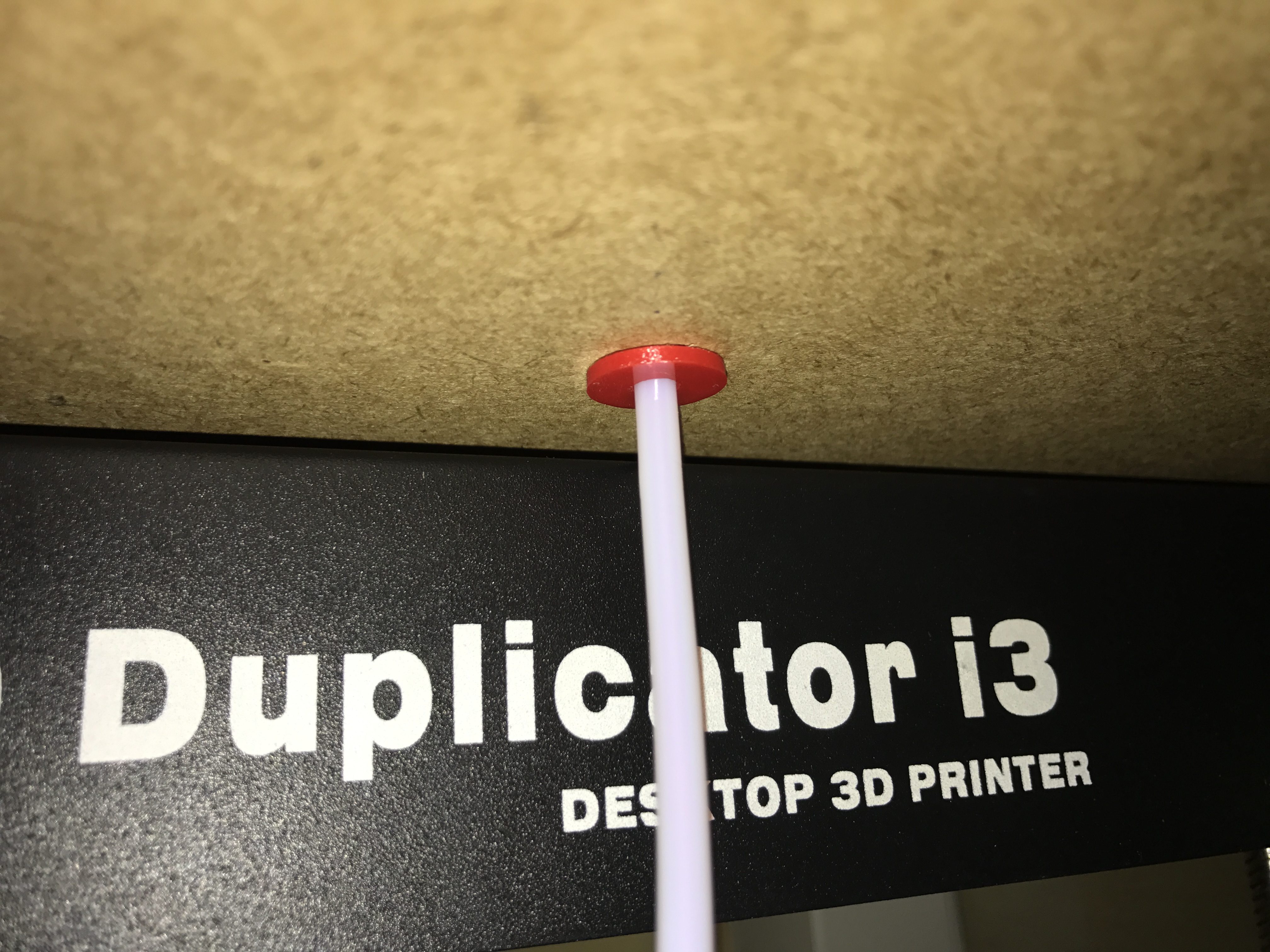IKEA Lack table filament bulkhead