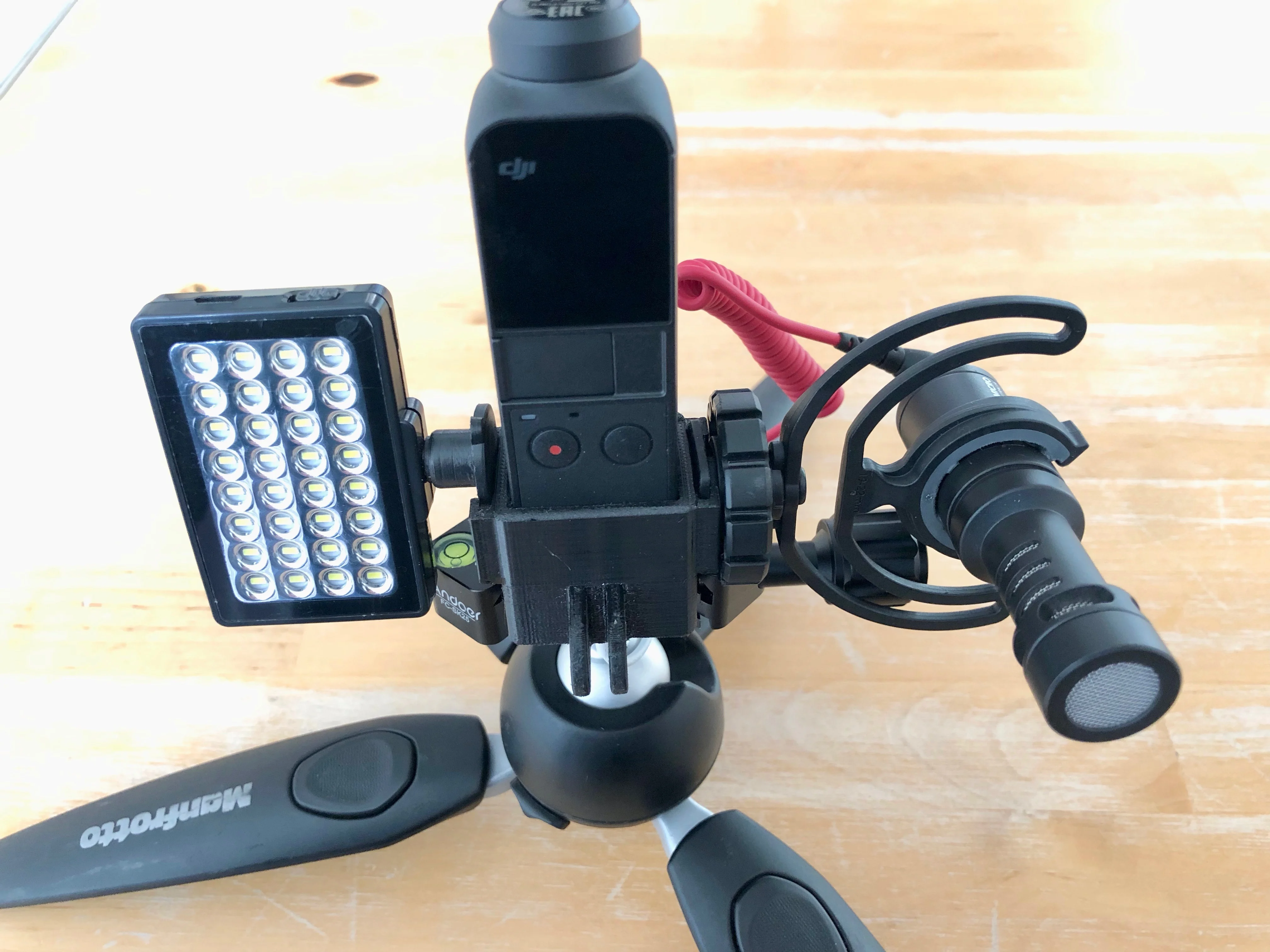 DJI Osmo Pocket Multi Holder (GoPro/Arca-Swiss/Tripod/1/4"-20/Cold shoe)