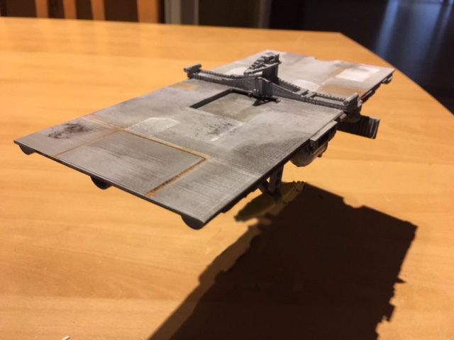 Flattop Ship (2/3) "Carina" from Galactica ragtag fleet