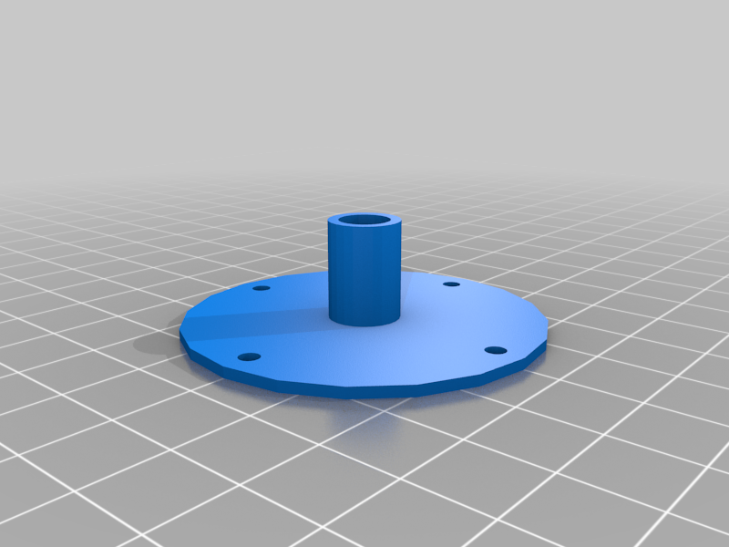 DIY 3d printed motorized turntable from IKEA Snudda