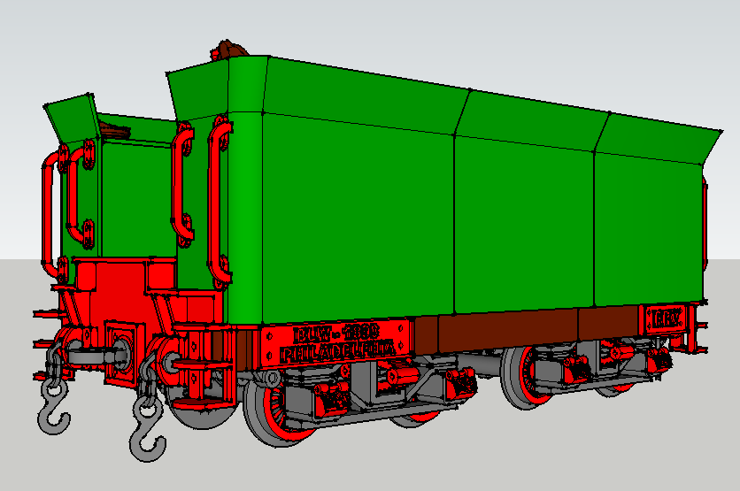 Tender para la locomotora Baldwin