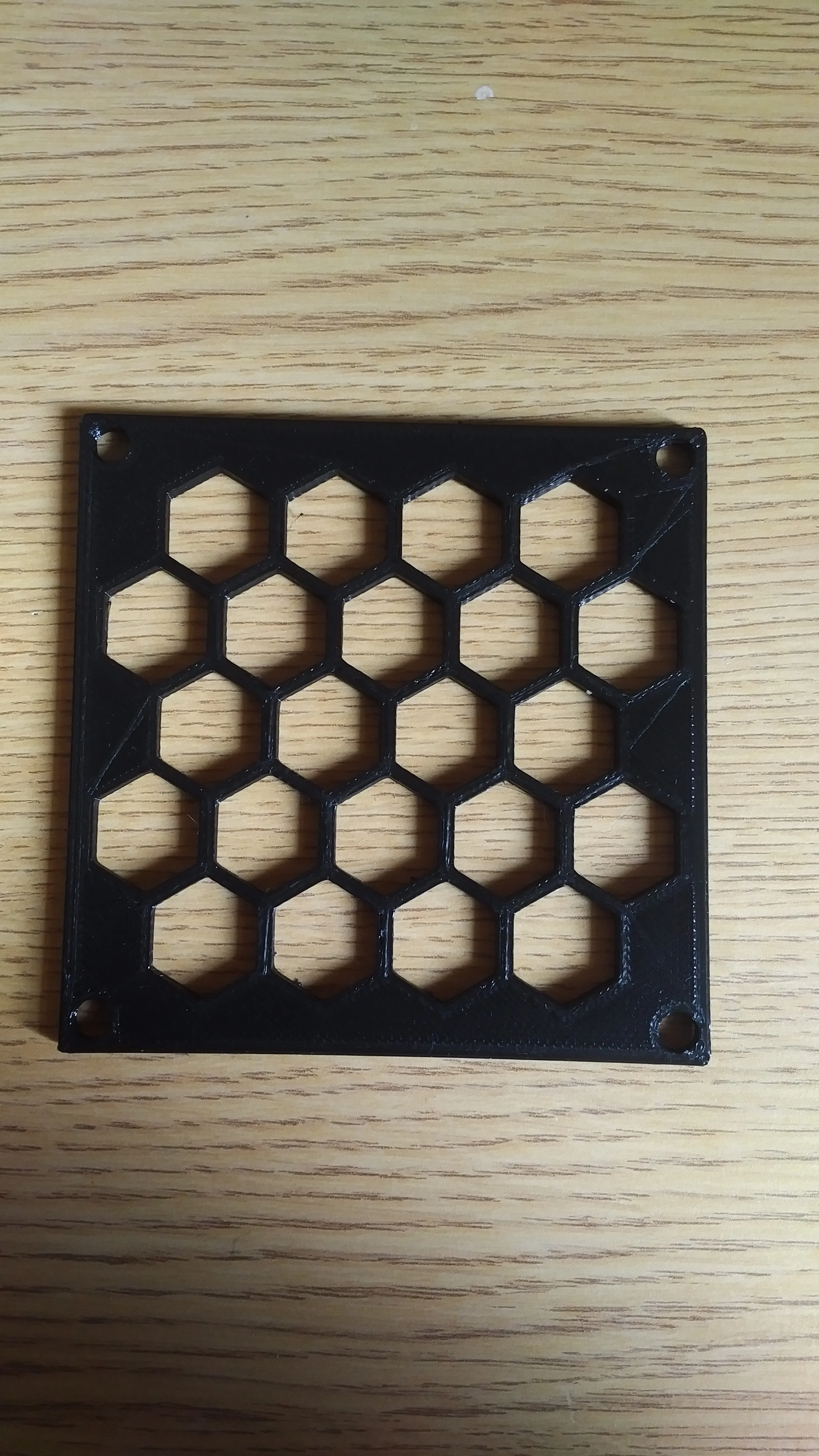 Honeycomb fan cover