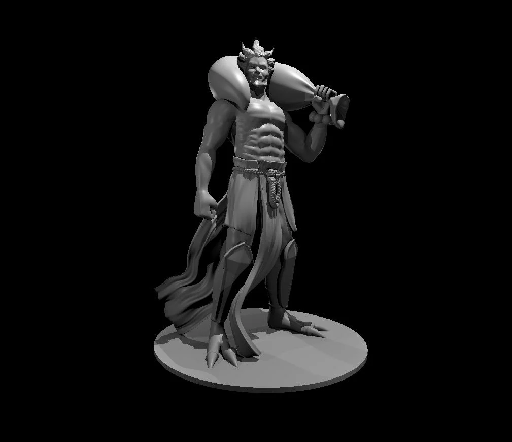 Shinto Gods Fujin and Raijin