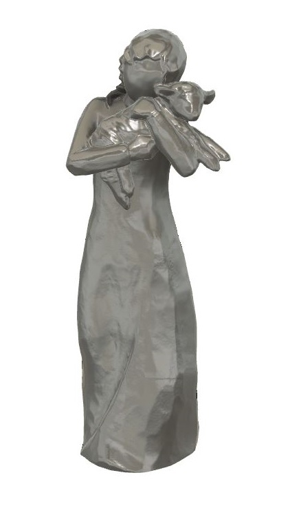Peace on Earth, Willow Tree, Woman and Lamb / Sheep