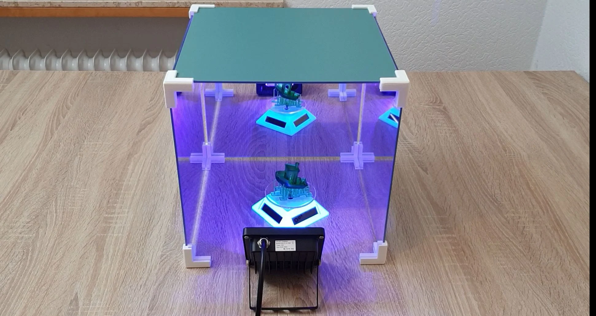 Quick UV Curing Box for 3D Resin Prints