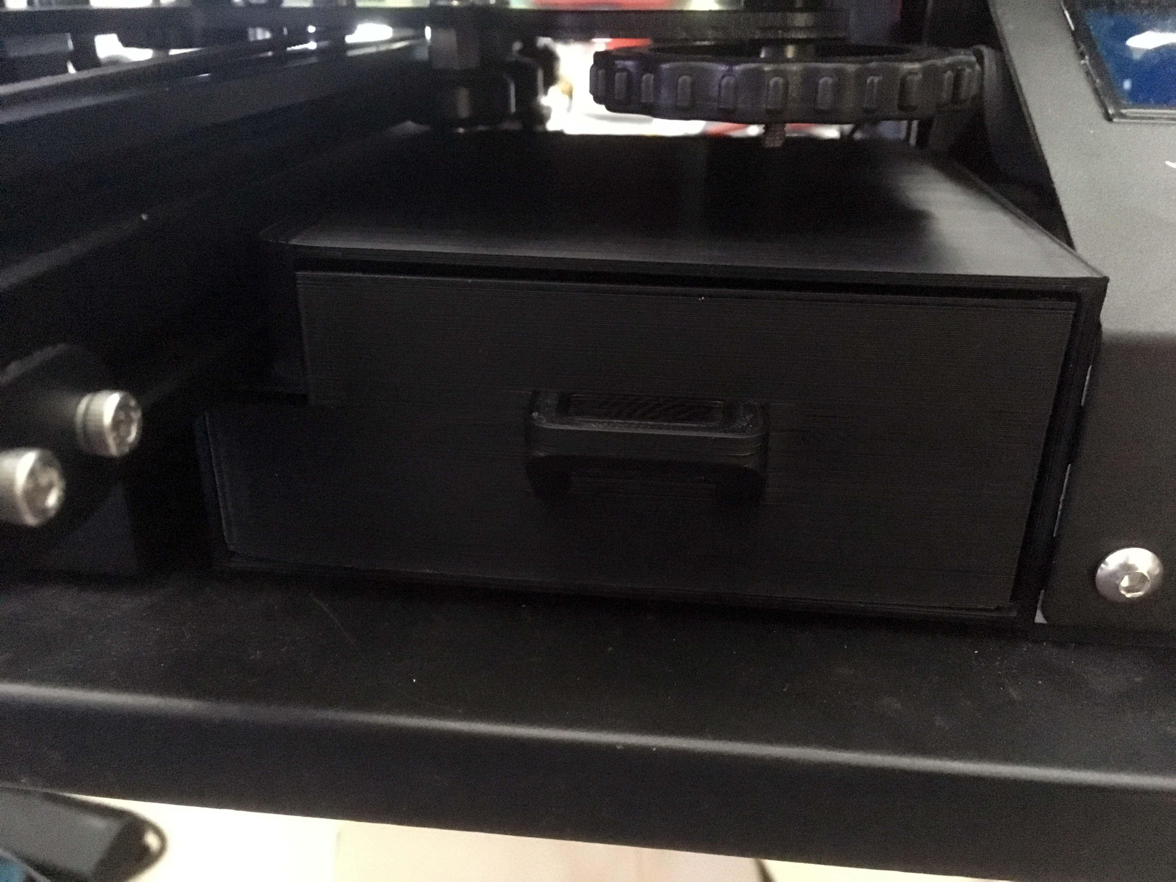 Drawer for Ender 3, easy install tray remix