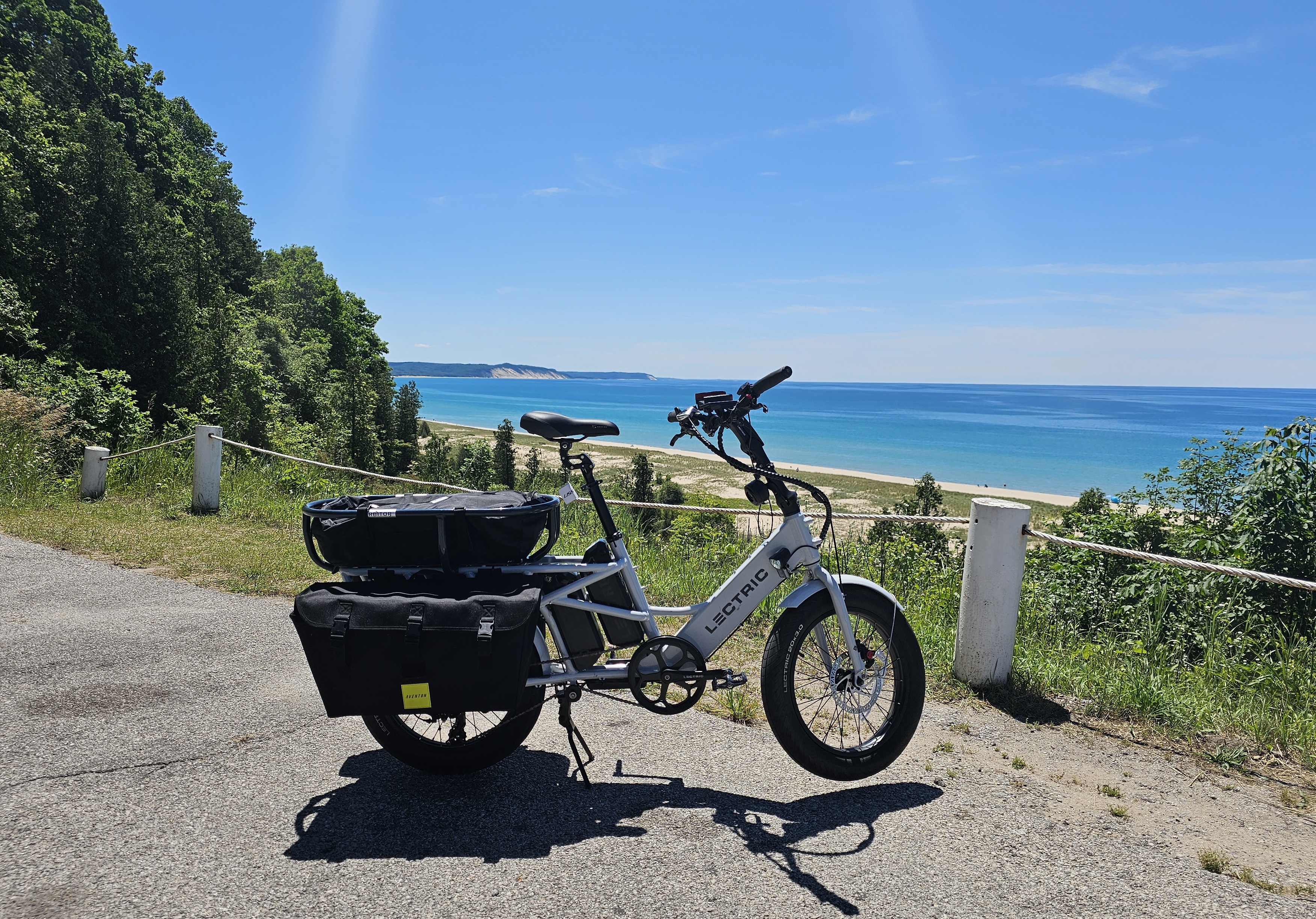 Lectric XPedition - Aventon Pannier mount