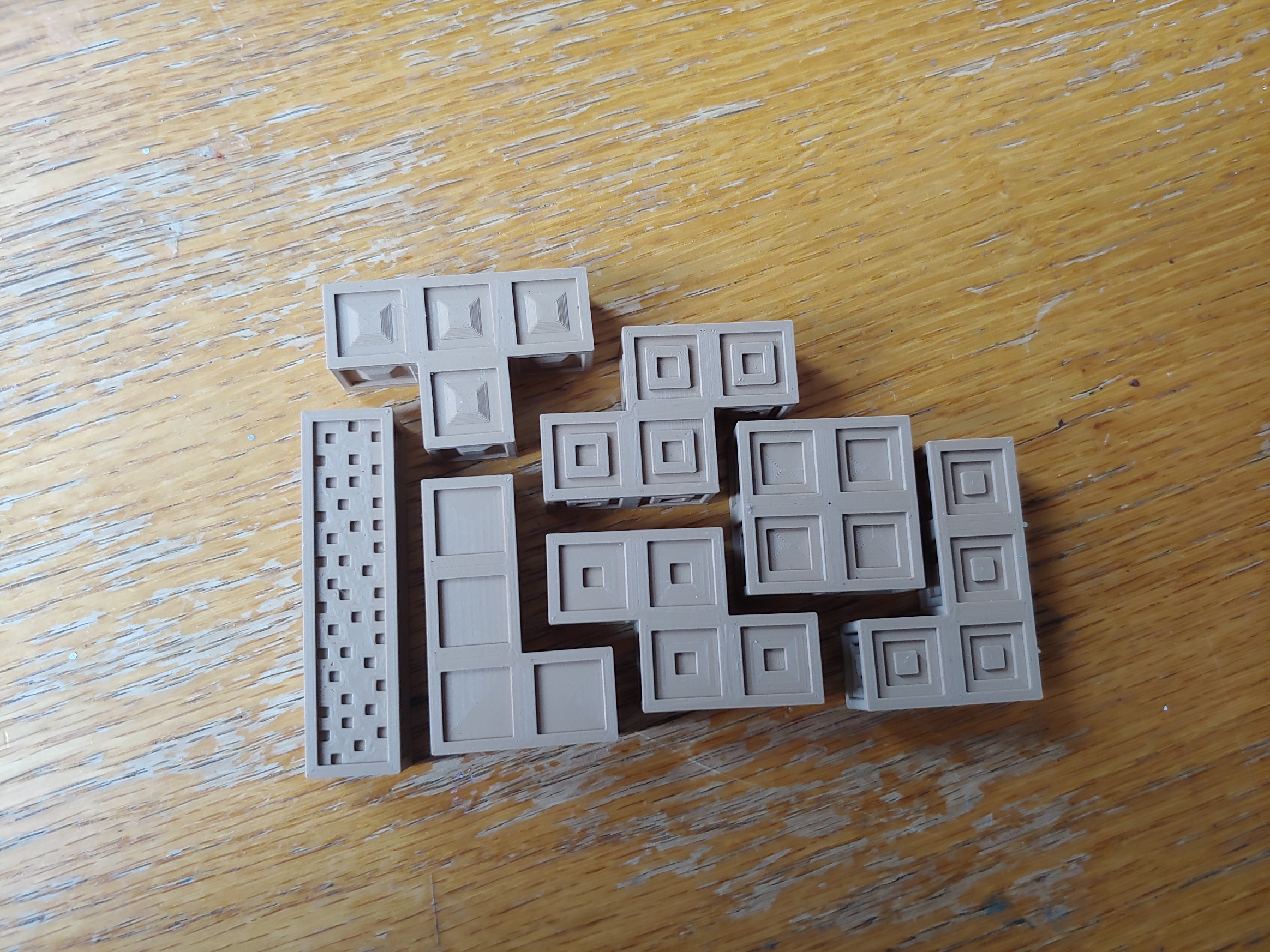 1989 Game Boy Tetris-Inspired Tetromino Blocks