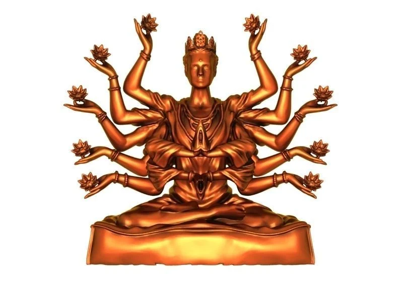 BUDDHA - Wat Plai Laem Temple